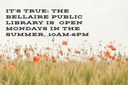 Bellaire Public Library Hours