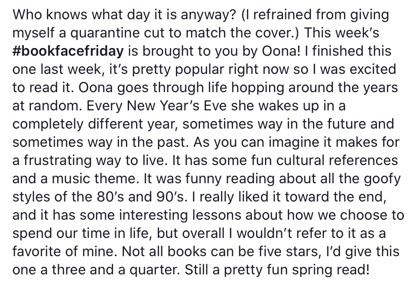 facebook book review 1