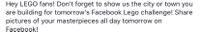Facebook LEGO pics