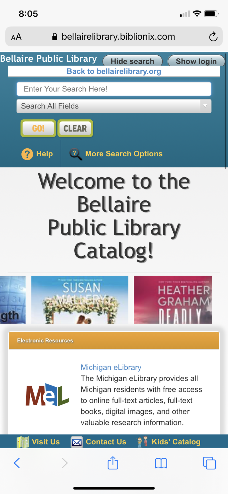 New card catalog